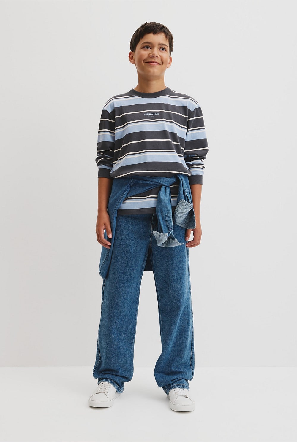 Teen Australian Cotton Relaxed Long Sleeve T-Shirt