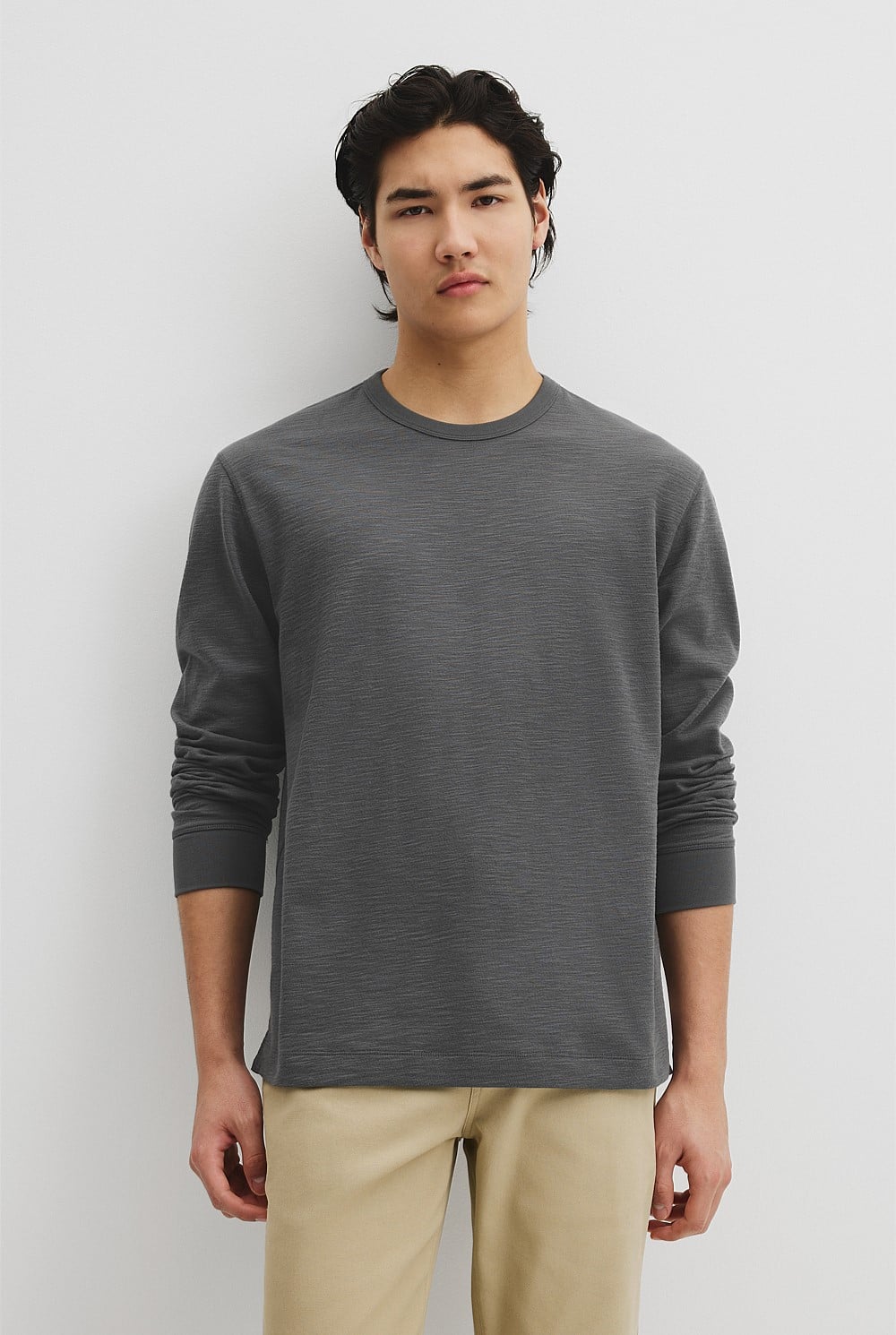 Long Sleeve Slub T-Shirt