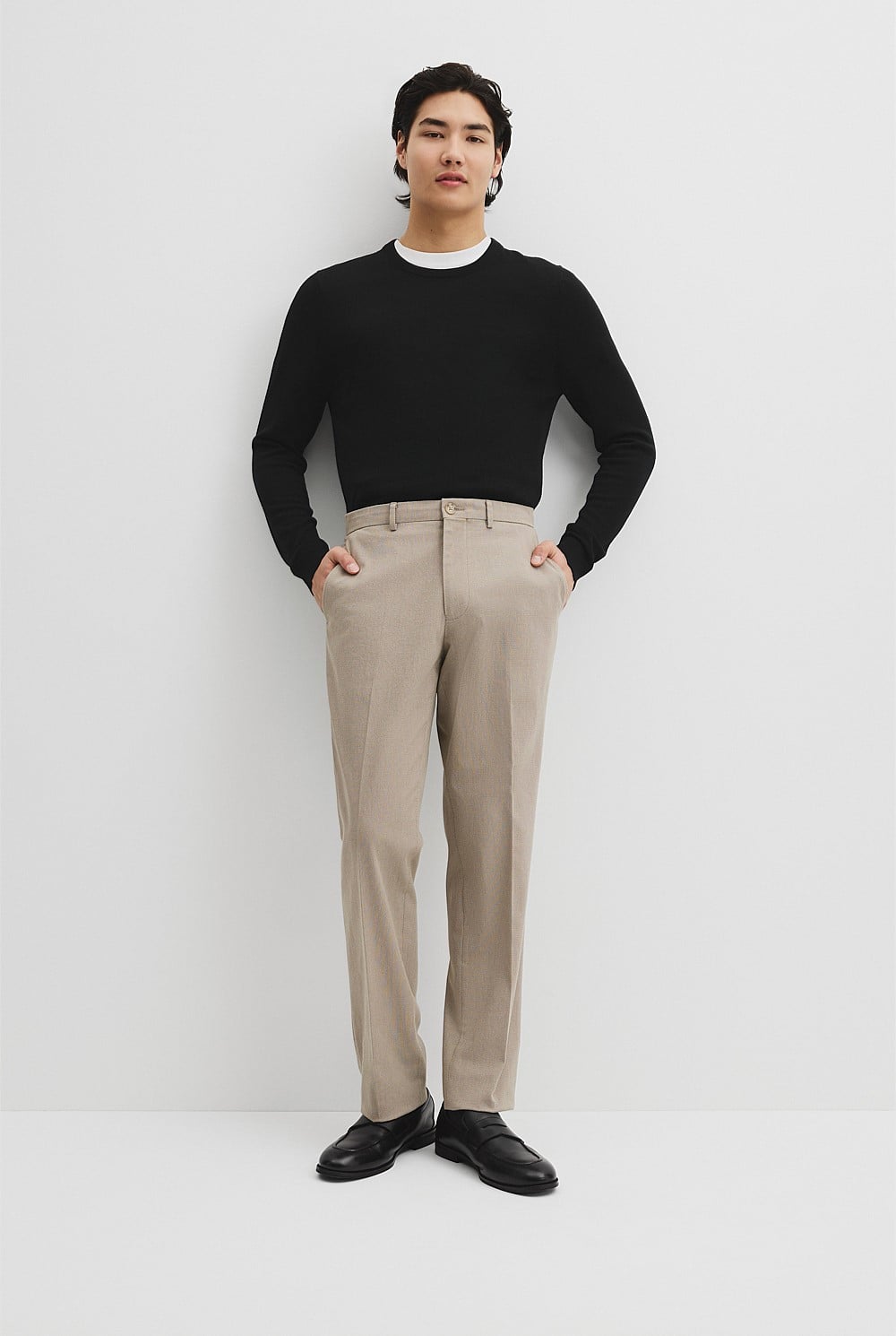 Textured Trouser