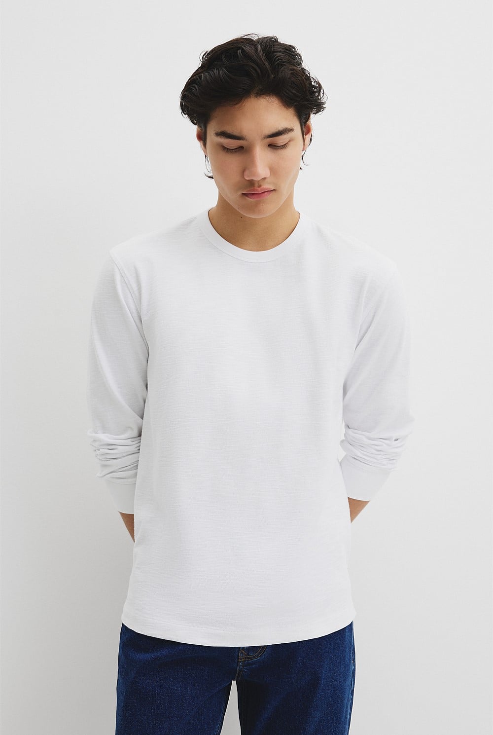 Long Sleeve Slub T-Shirt