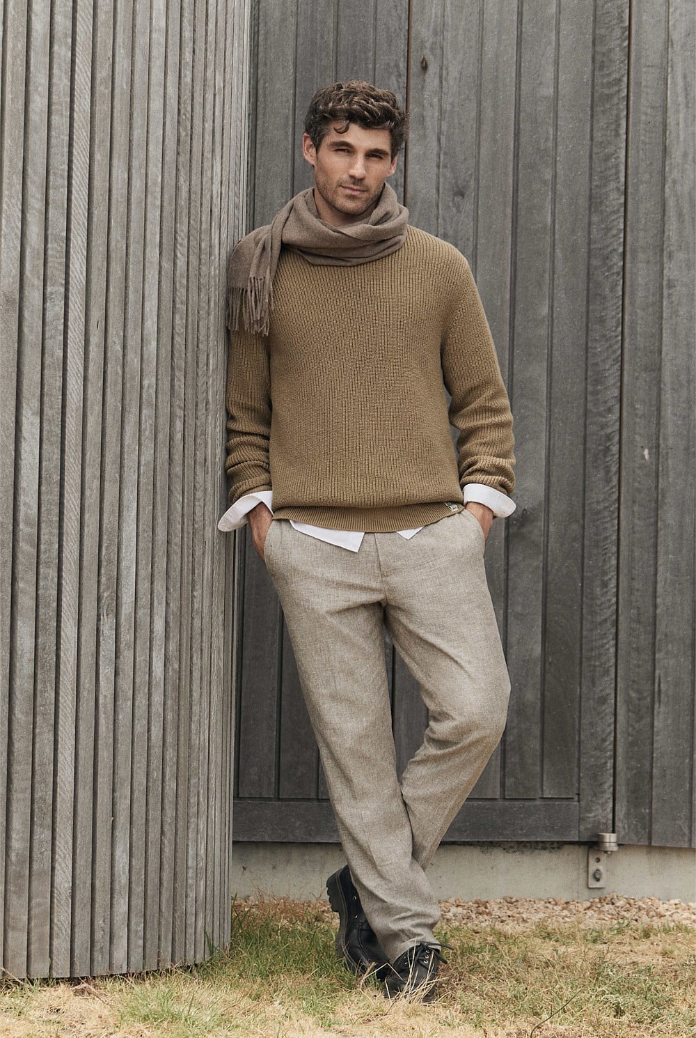 Workwear Australian Cotton Crew Knit
