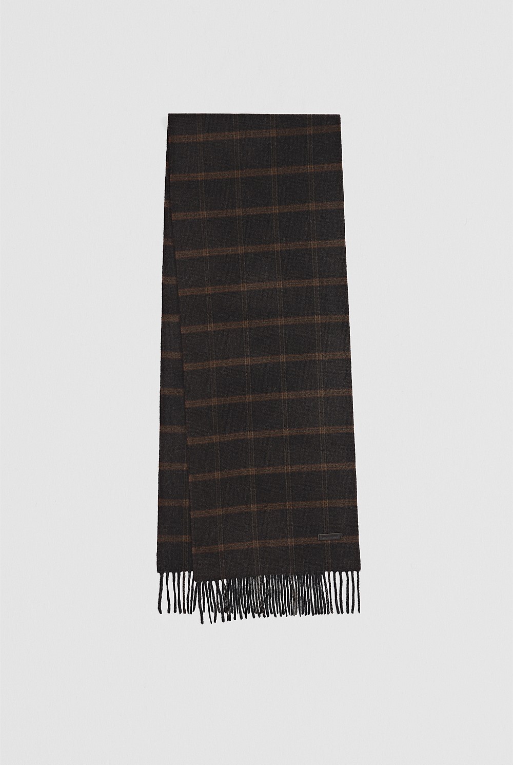 Woven Check Scarf