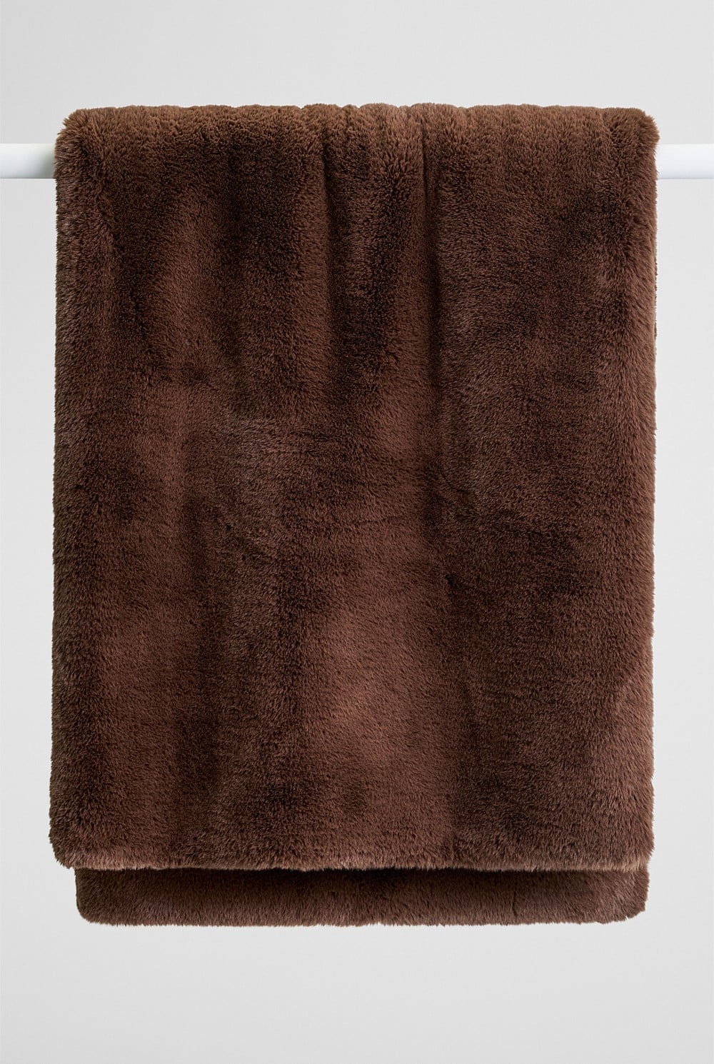 Hailey Recycled Polyester Blend Fur Throw