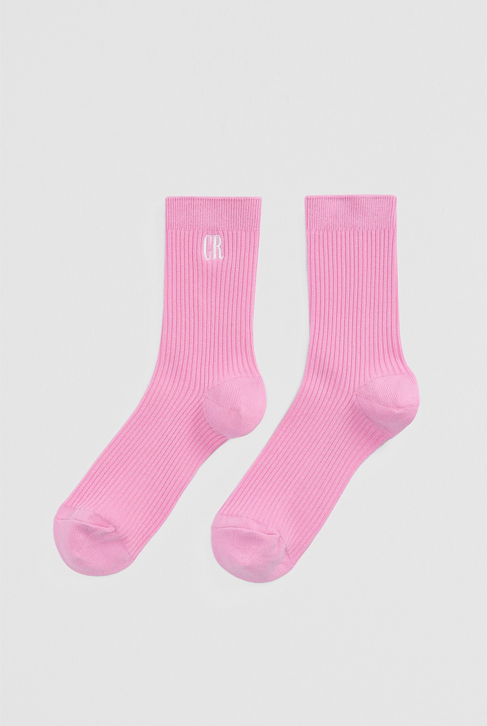 Australian Cotton Blend CR Ribbed Three Quarter Crew Sock