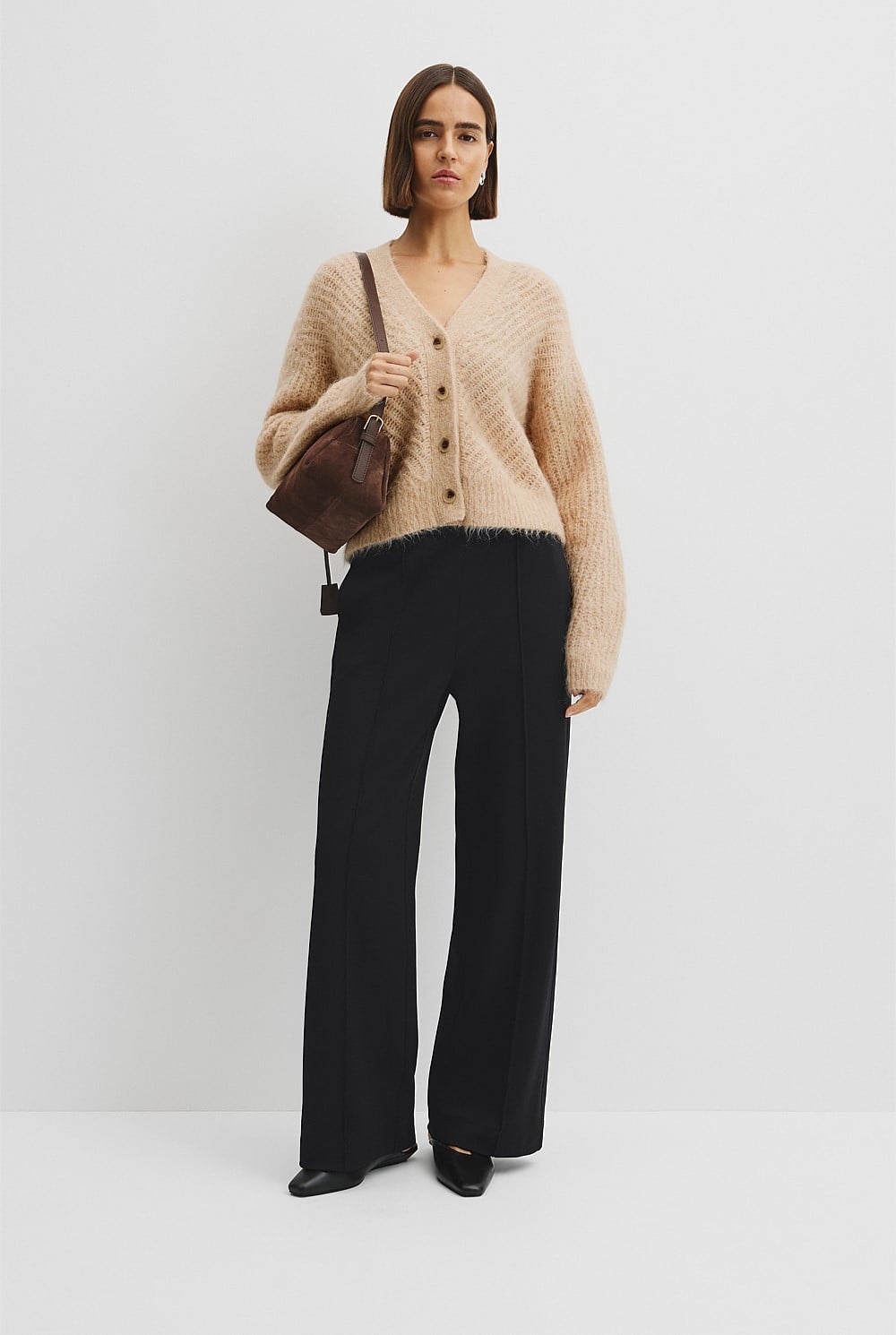 Fluffy Knit Cardigan