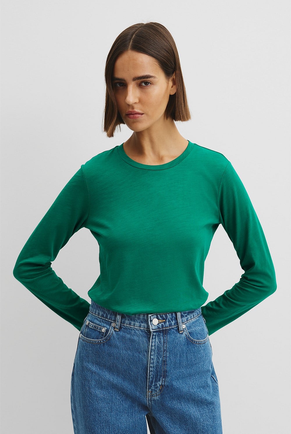 Australian Cotton Textured Slub T-Shirt