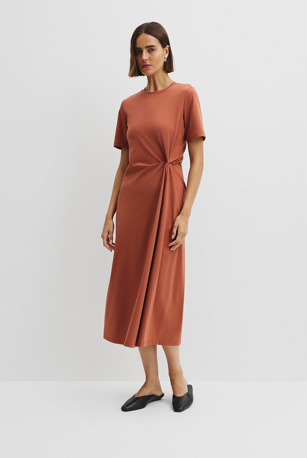 Twist Jersey Dress