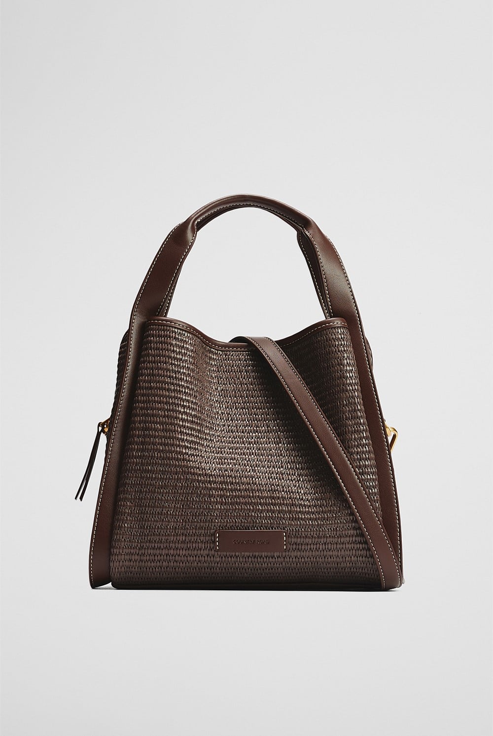 Middle Zip Crossbody Bag