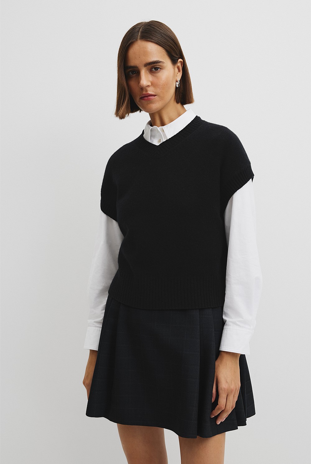 Short Sleeve Merino Wool Knit