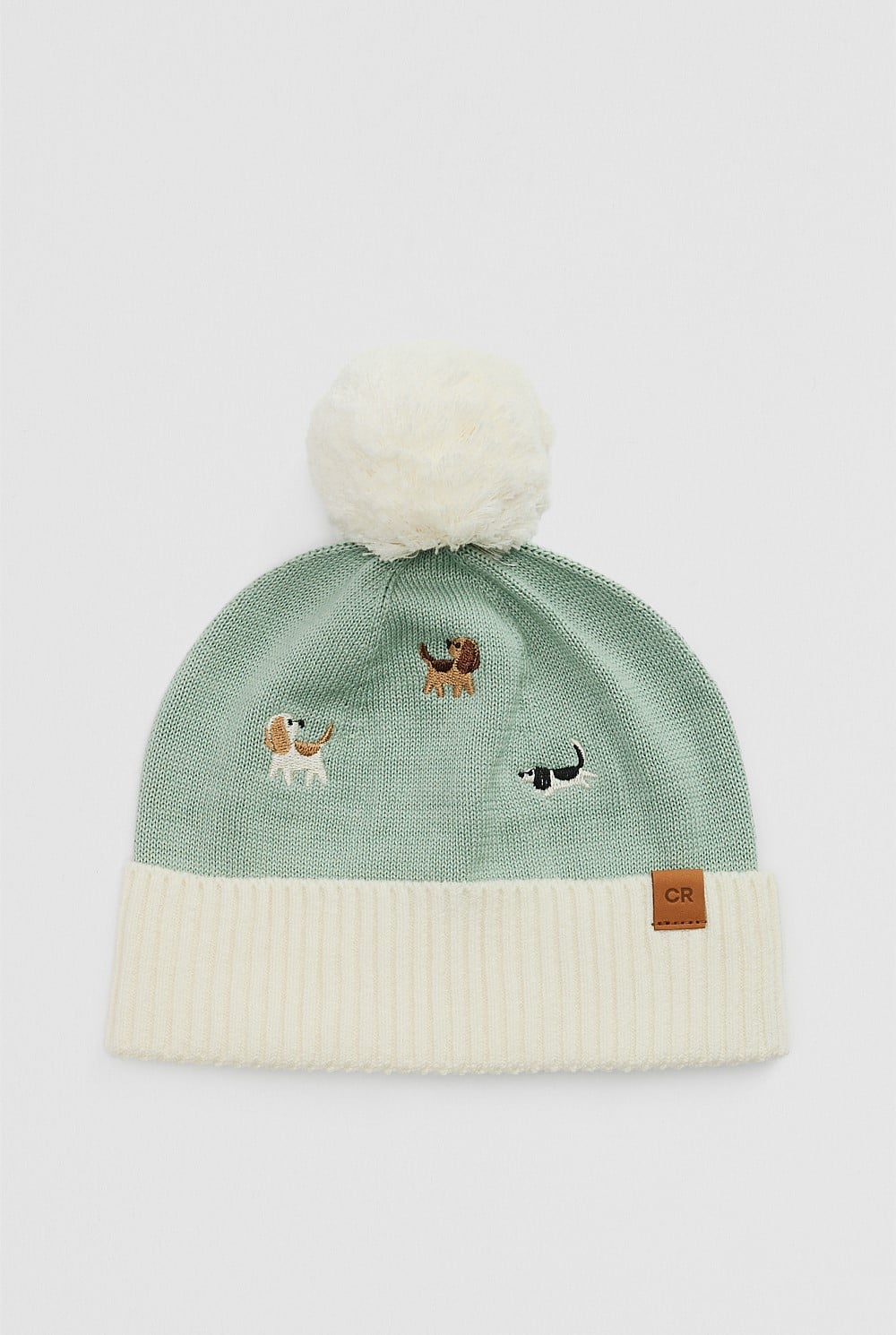 Dog Embroidered Beanie
