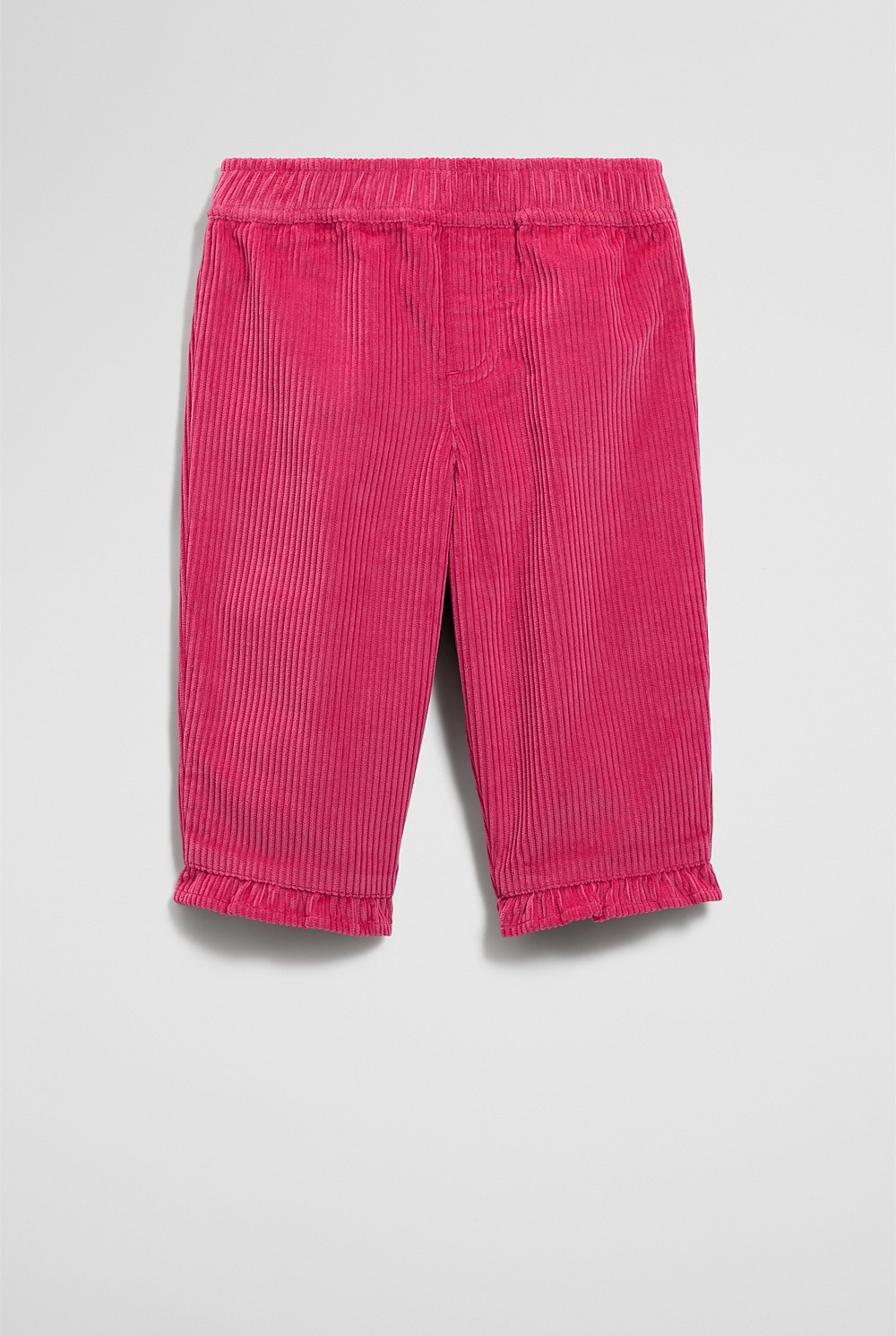 Organically Grown Cotton Cord Frill Pant