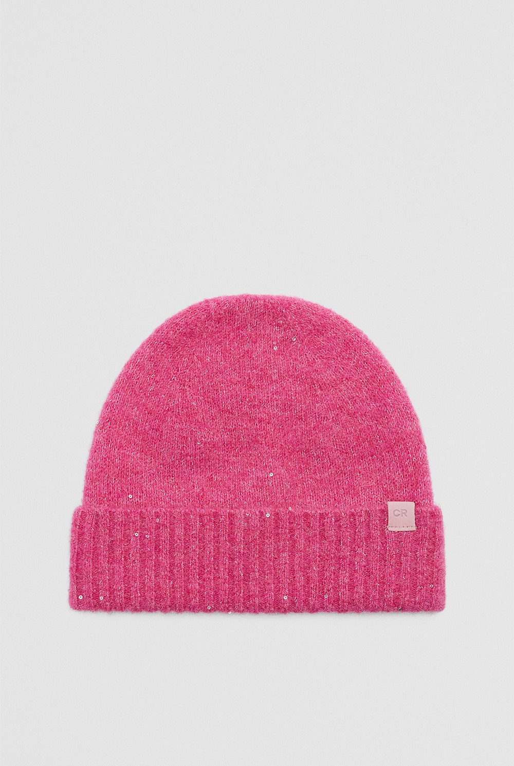 Sequin Fluffy Beanie