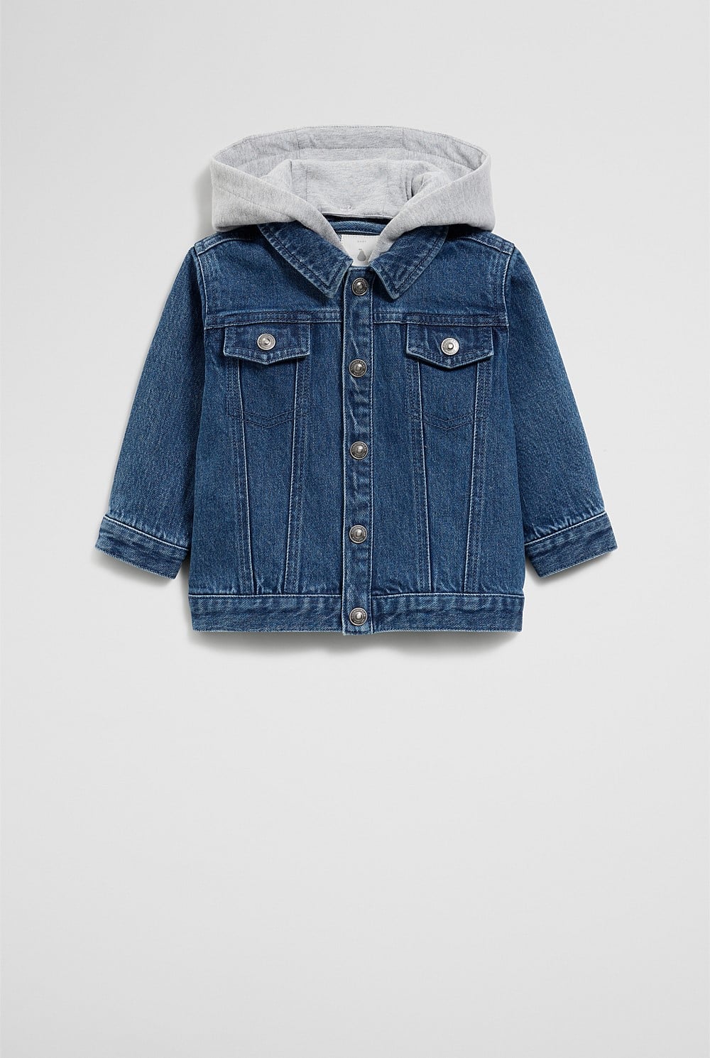 Hooded Denim Jacket