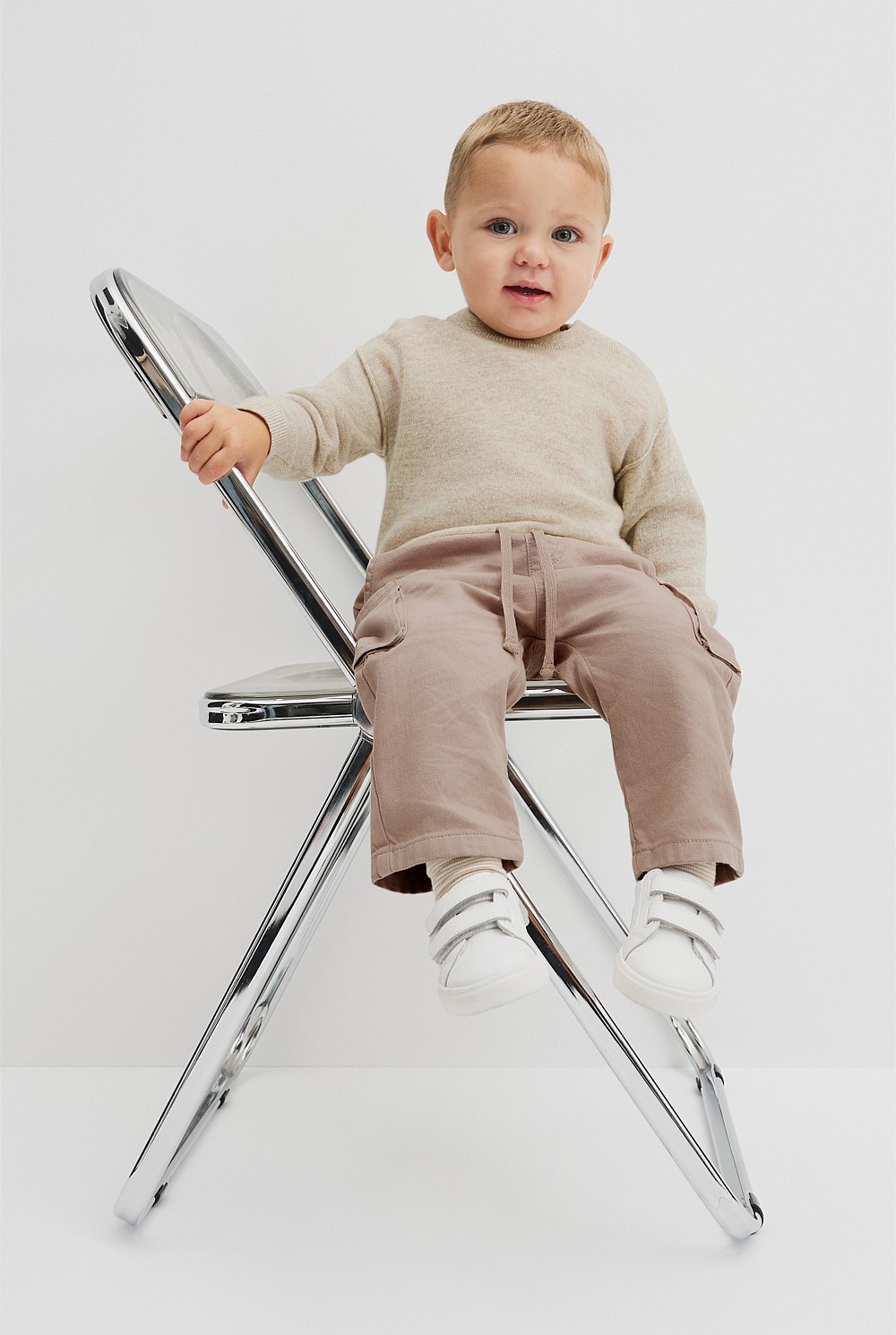 Merino Wool Cashmere Blend Knit