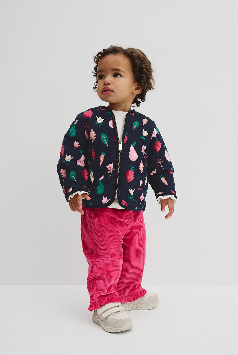 Print Sherpa Lined Jacket