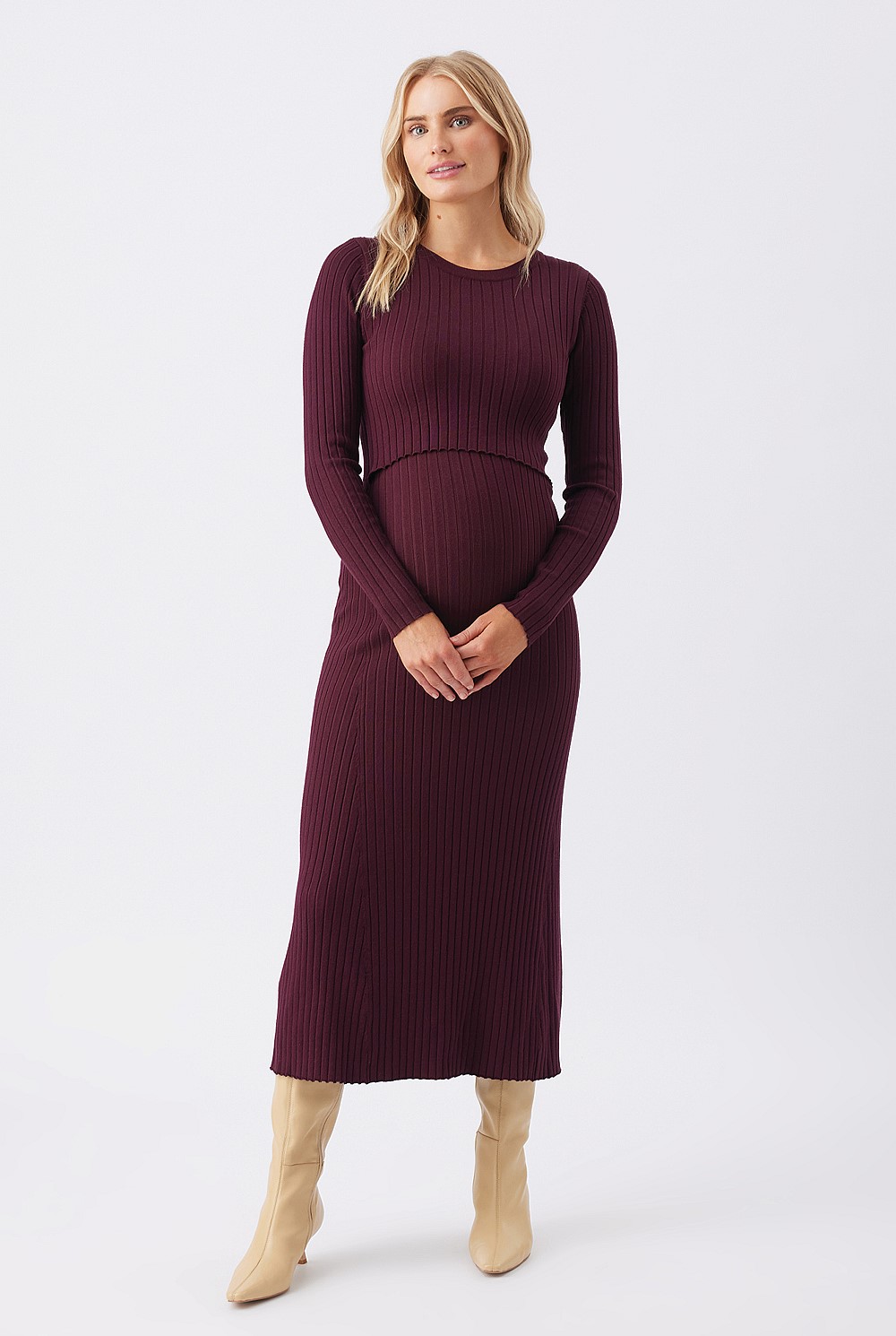 Eden Knit Nursing Dress