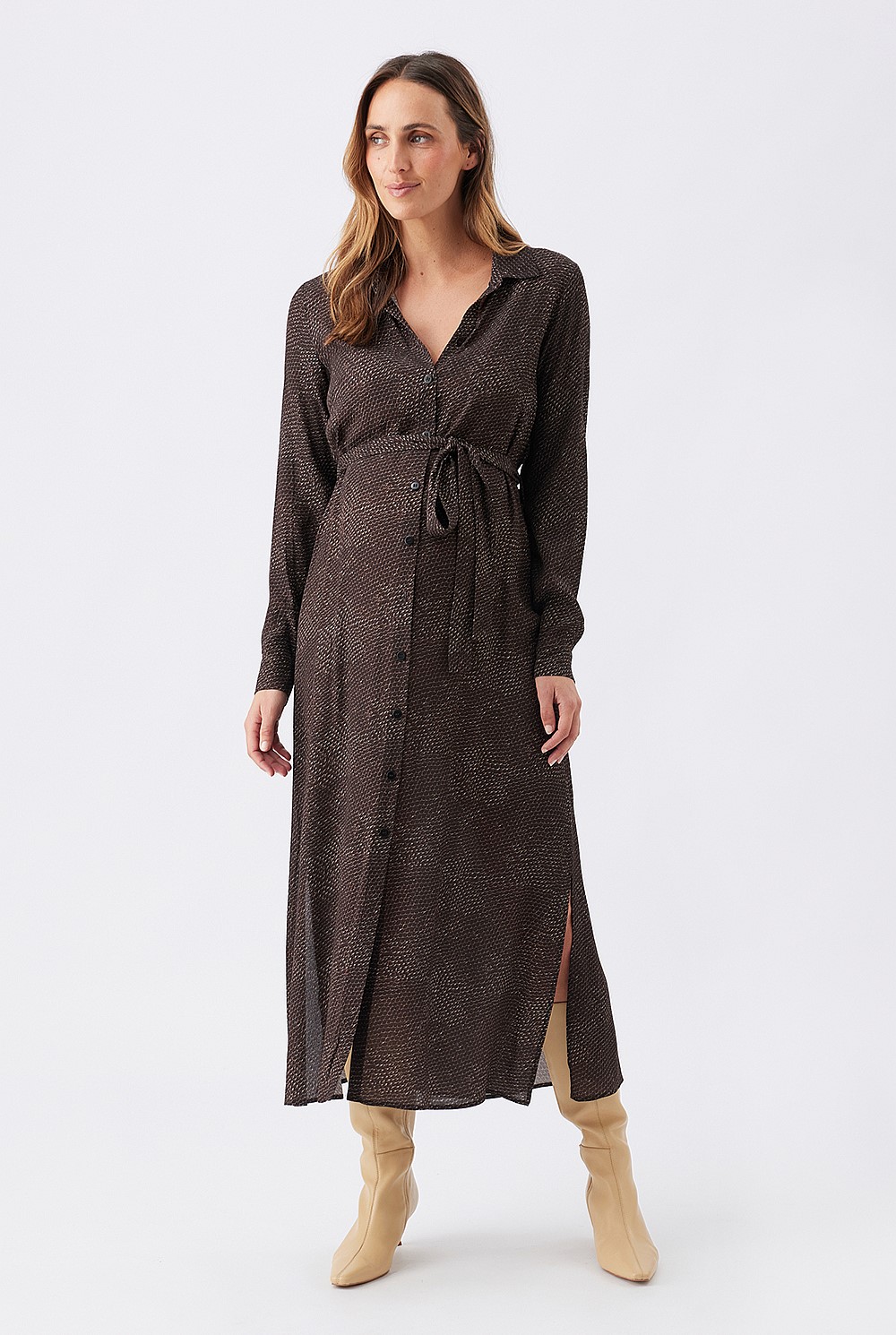 Helena Shirt Maternity Dress