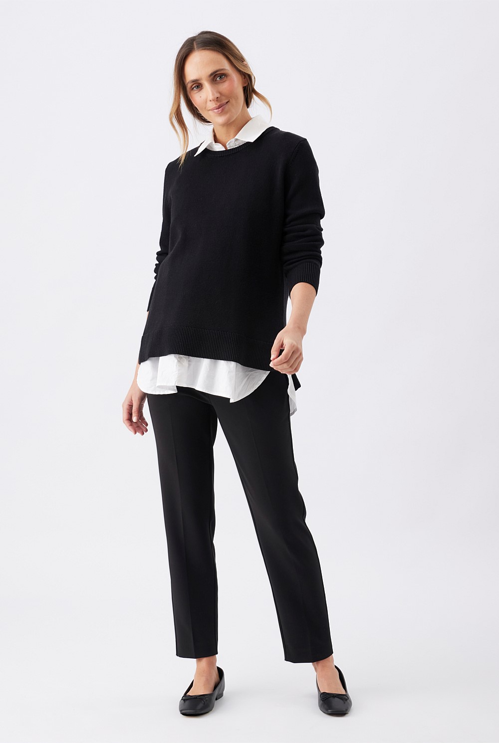 Alexa Classic Crop Maternity Pant