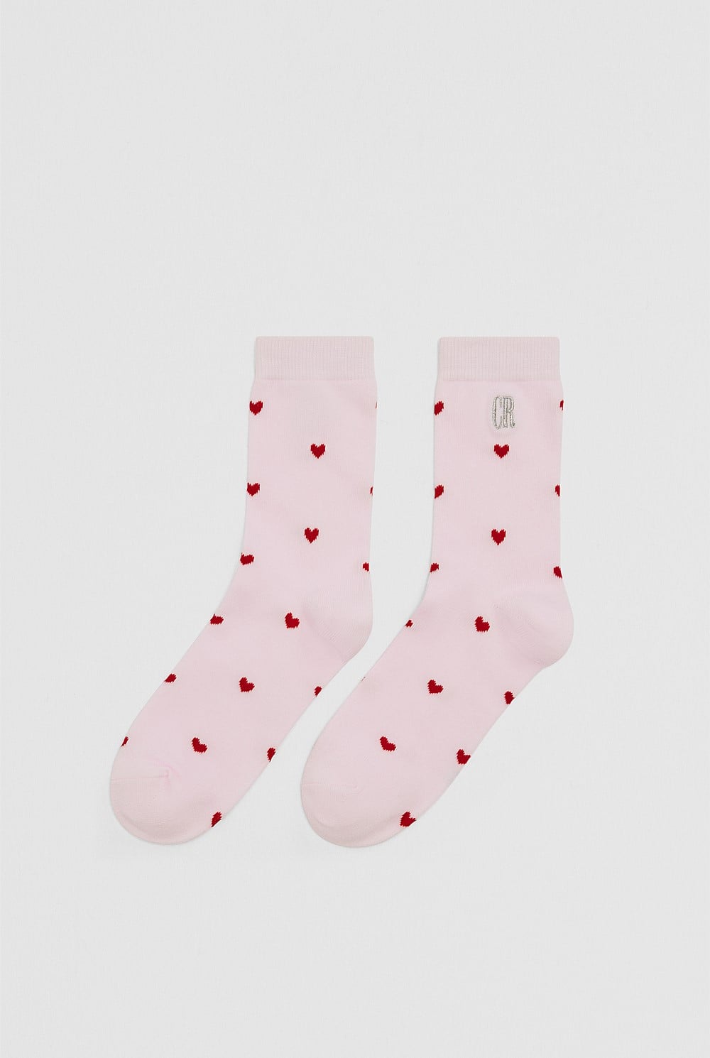 Country Road Heart Sock