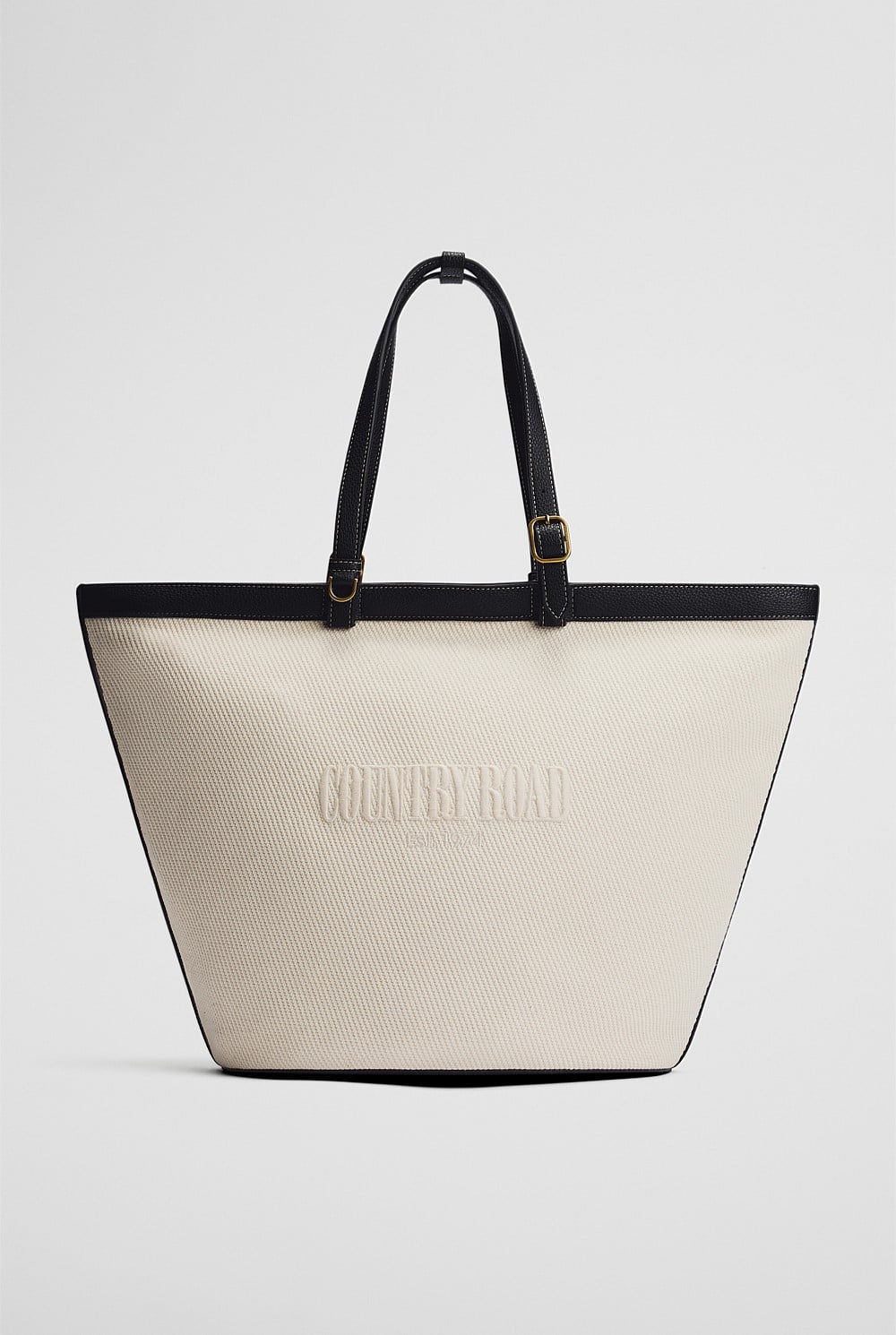 Curved Logo Shopper