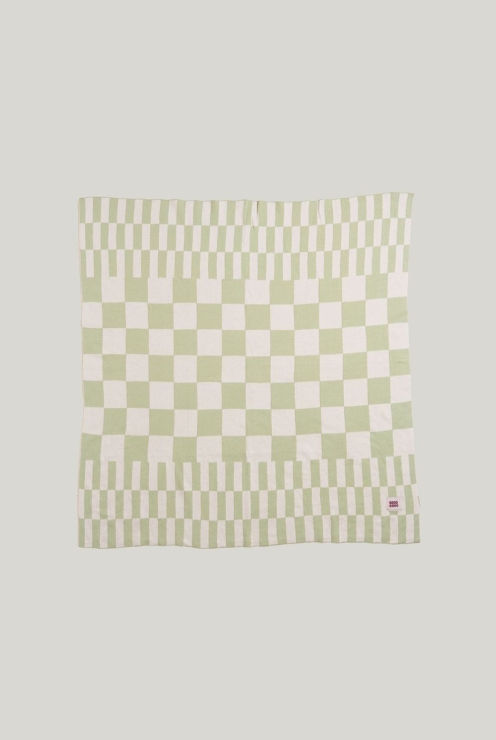 Cosy Baby Blanket - Sage Pattern