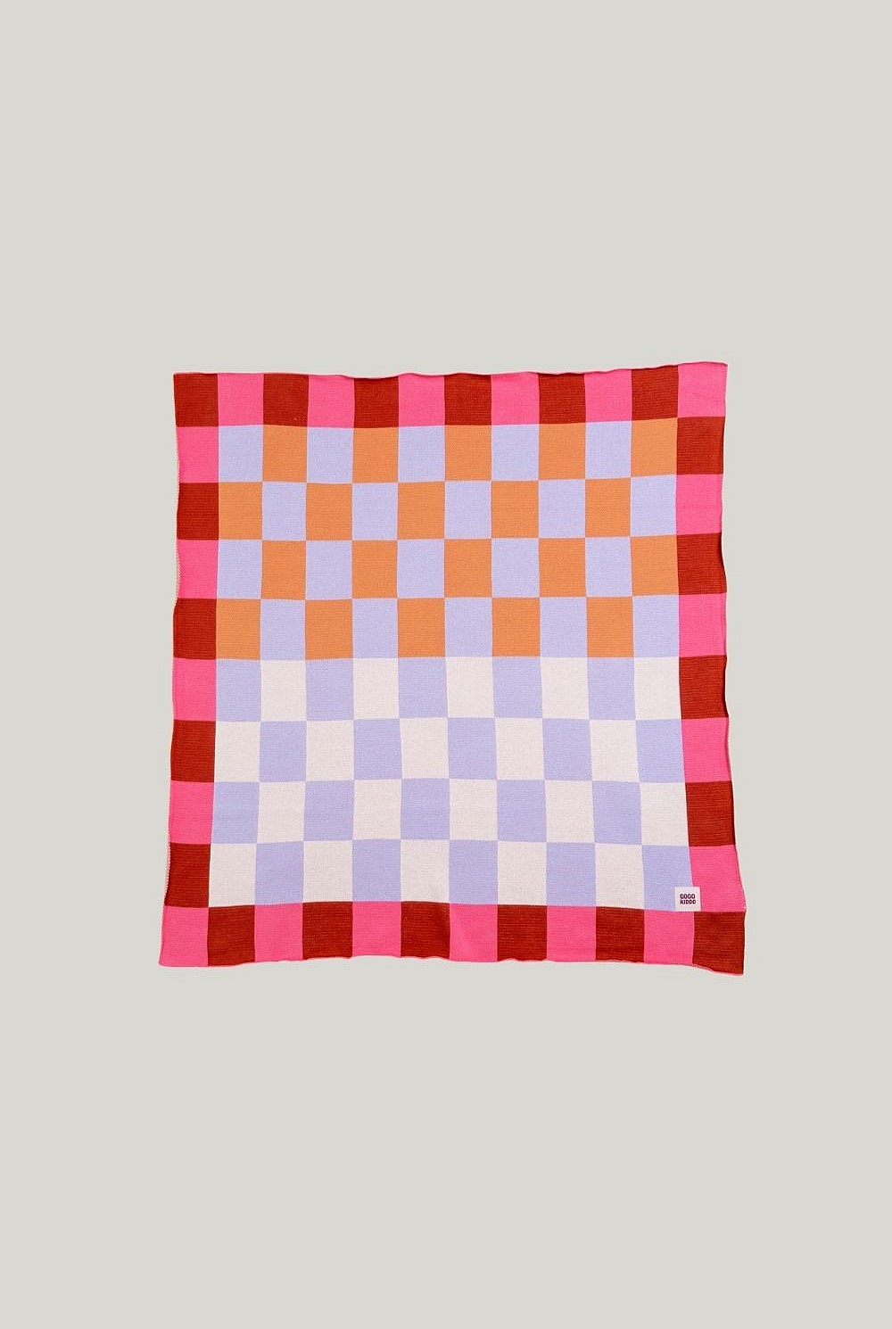 Cosy Baby Blanket - Check Berry