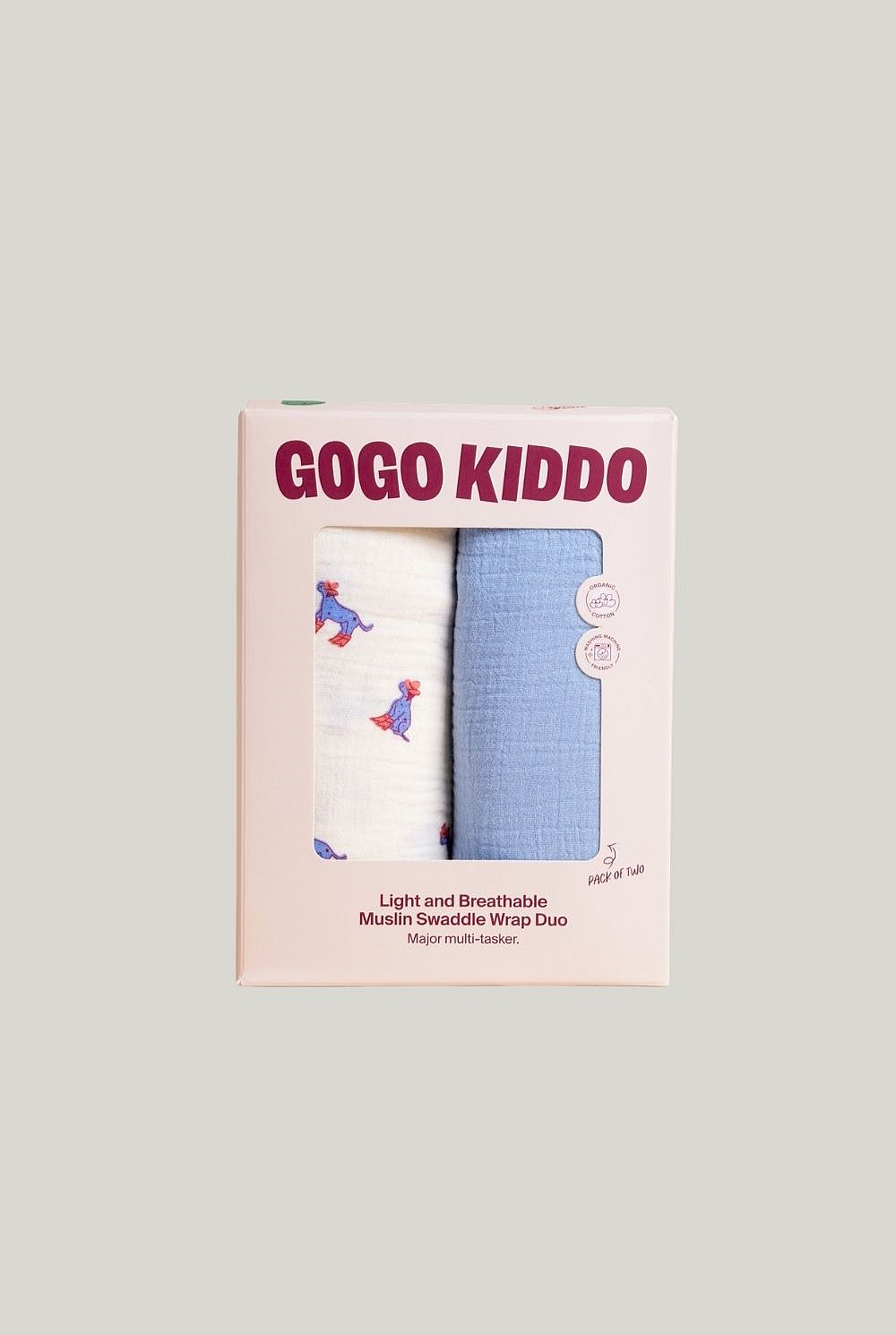 Light And Breathable Muslin Swaddle Duo - Yeehaw Dog