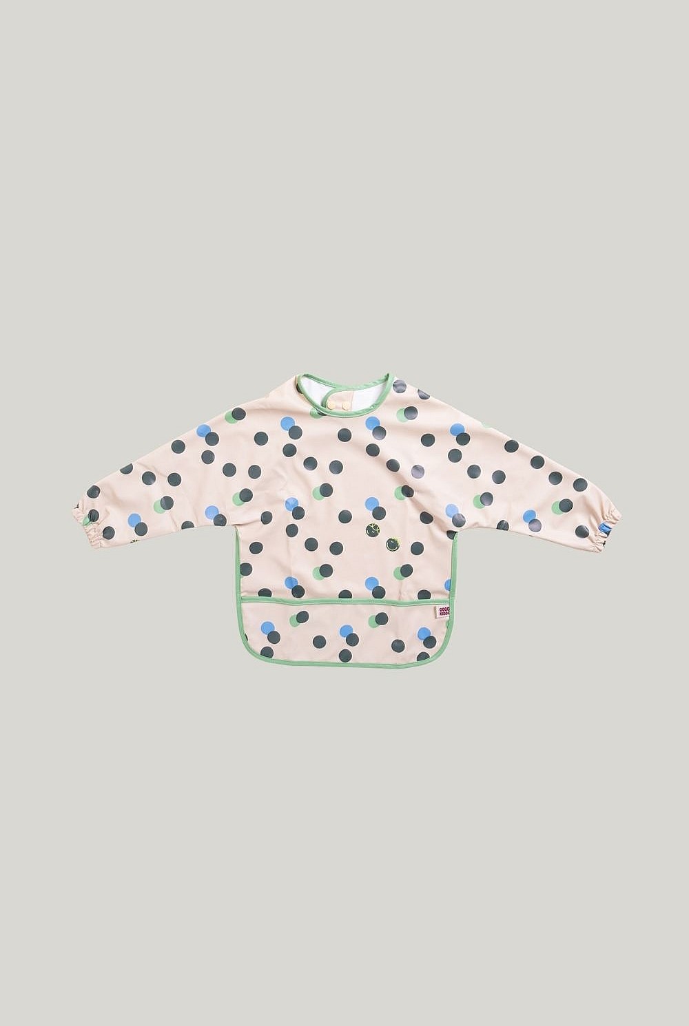 All-covered Smock Bib - Spot Oat