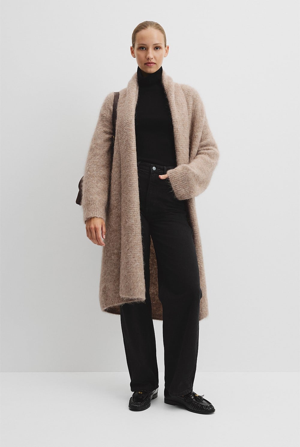 Fluffy Longline Cardigan
