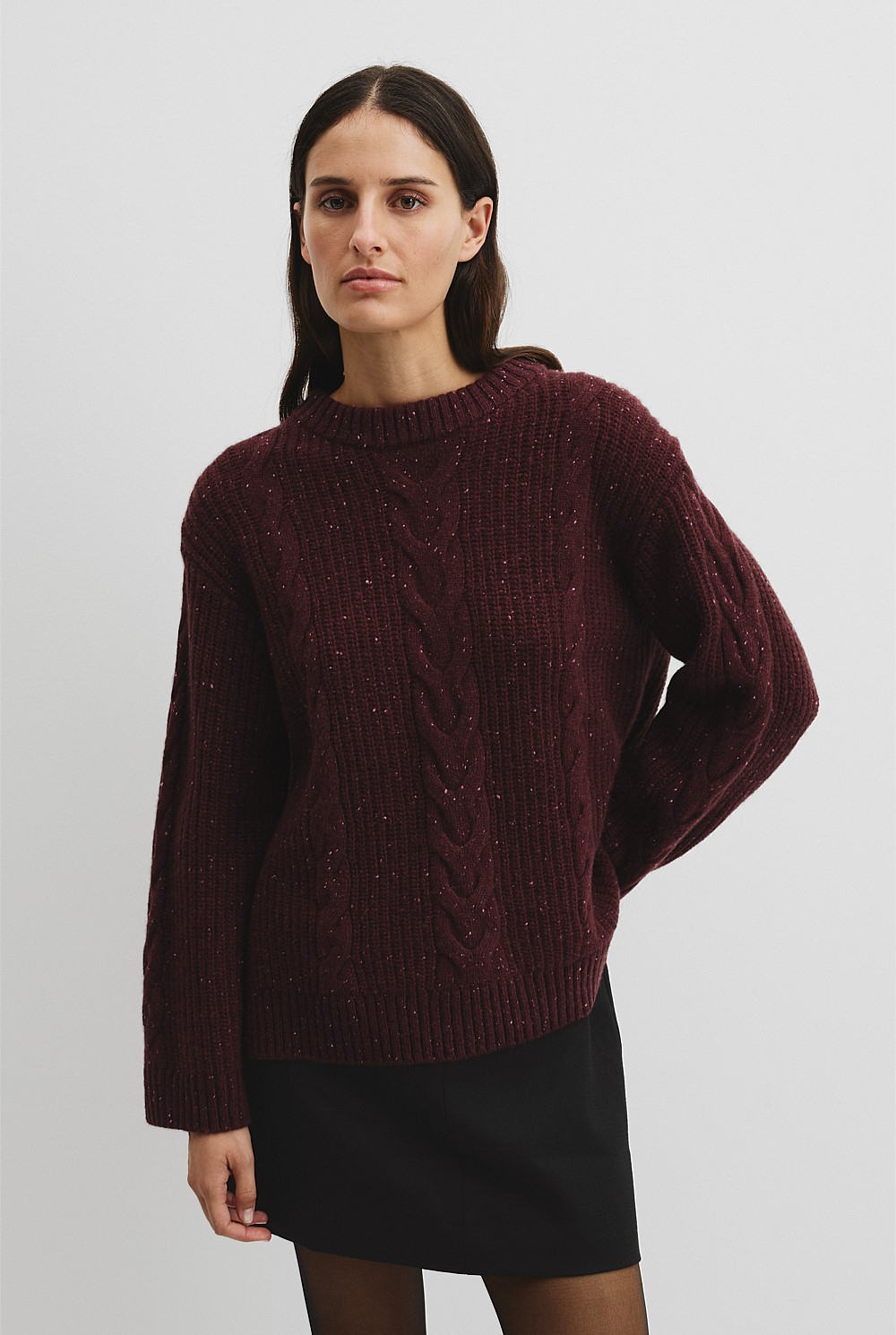 Longline Cable Knit