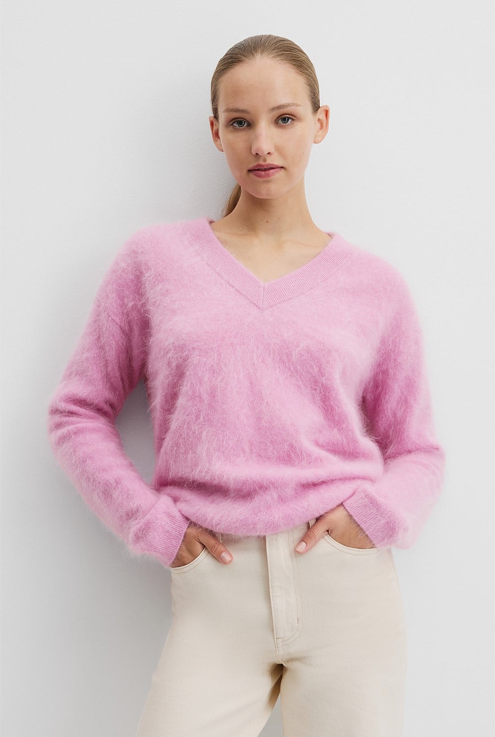Cashmere V-Neck Knit