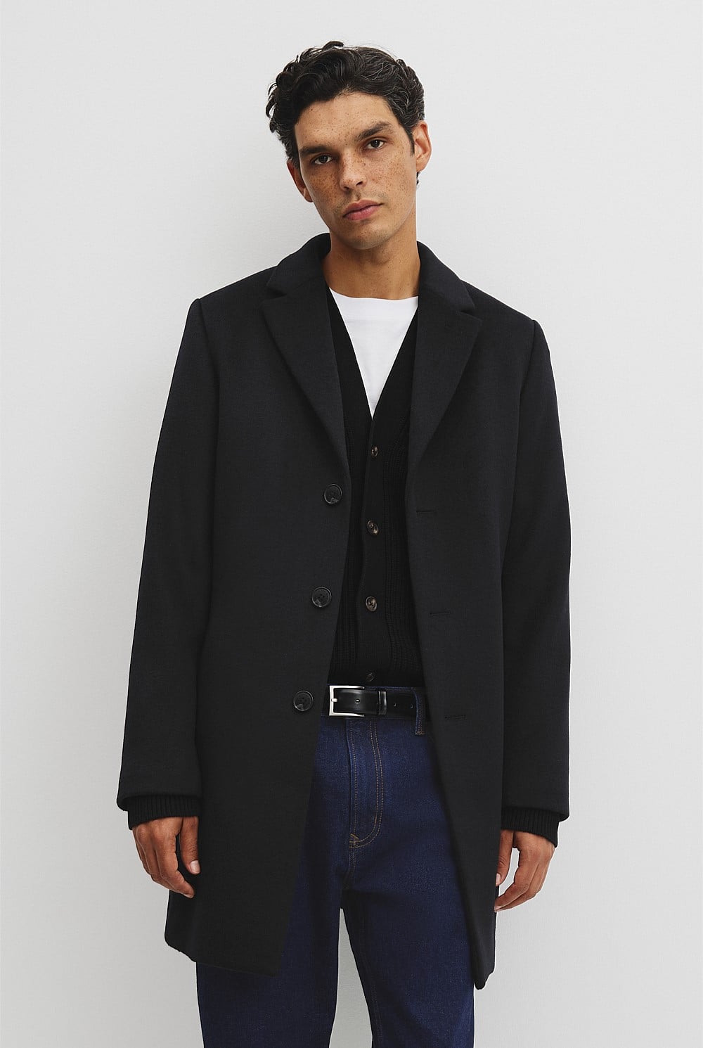 Single Breasted Overcoat