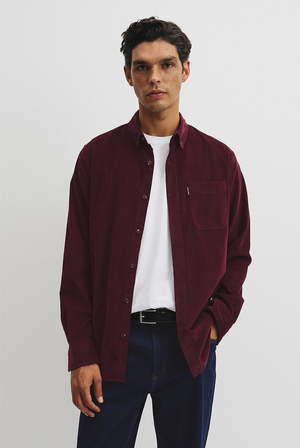 Regular Fit Corduroy Shirt