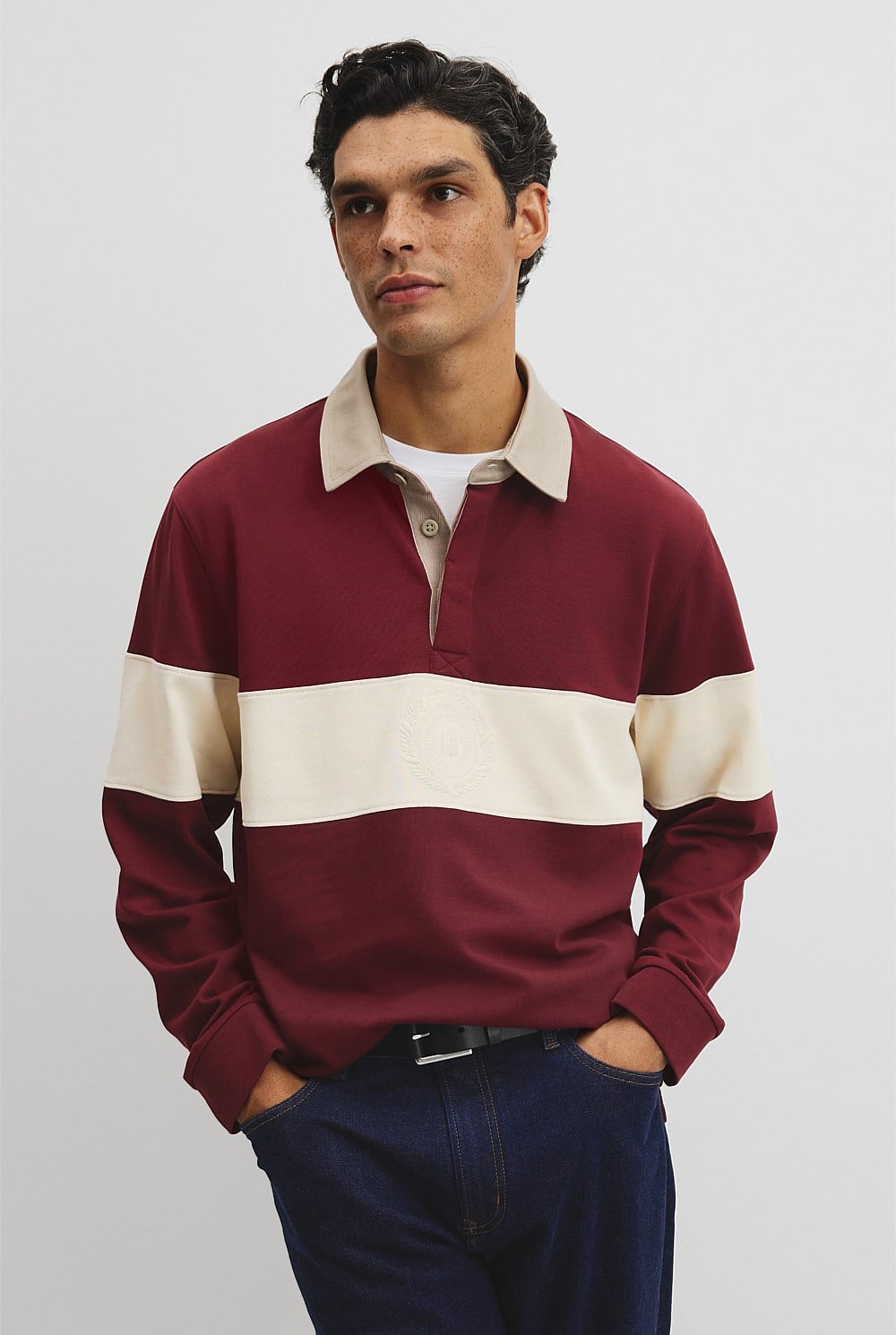 Australian Cotton Panel Rugby Polo