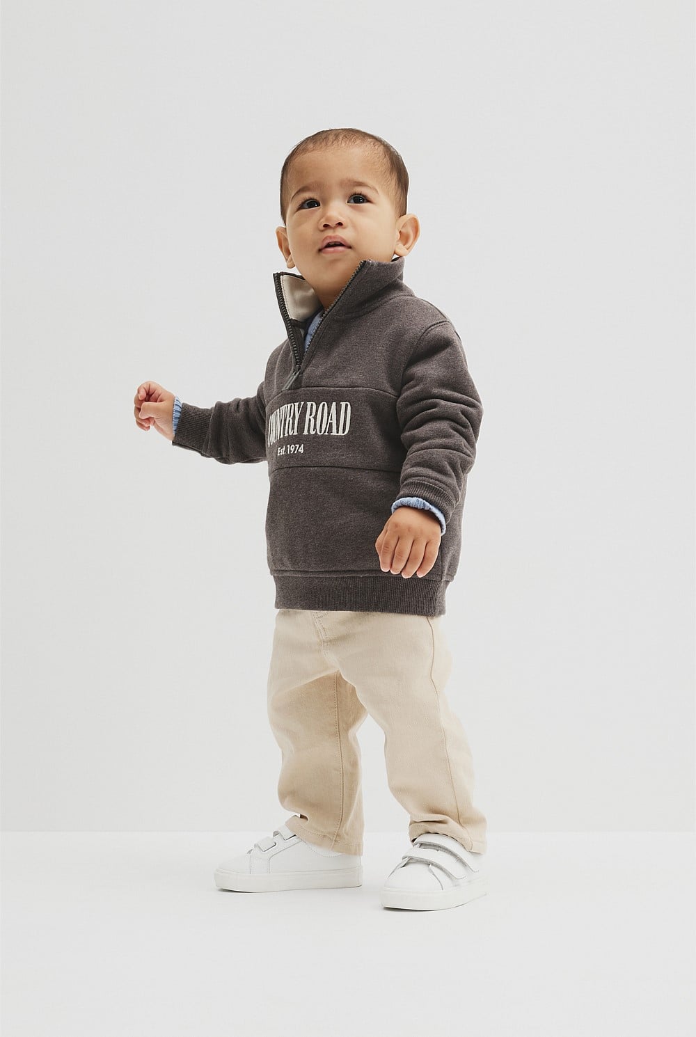 Australian Cotton Heritage Half Zip