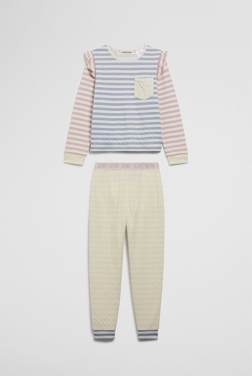 Australian Cotton Contrast Heart Print Sleep Set