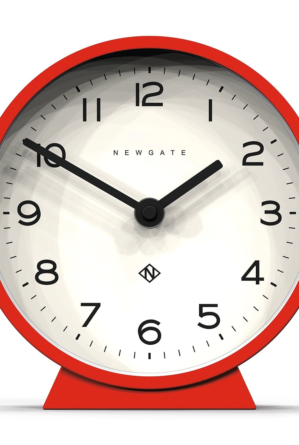 M Mantel Clock - Fire Engine Red