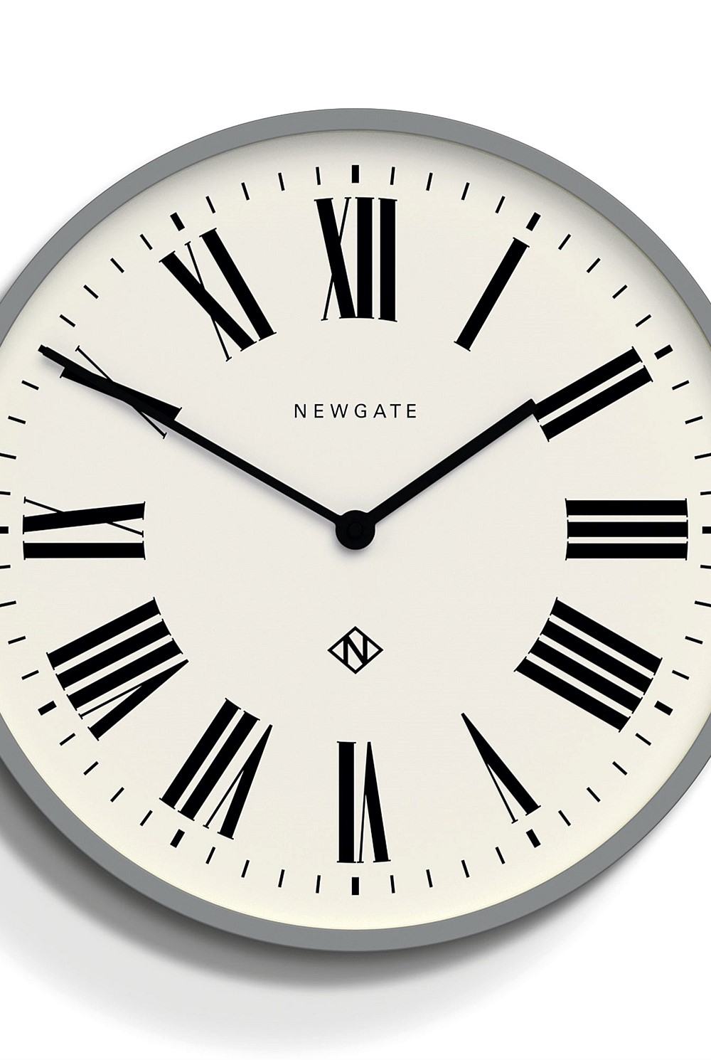 Number Three Clock - Italian Grey