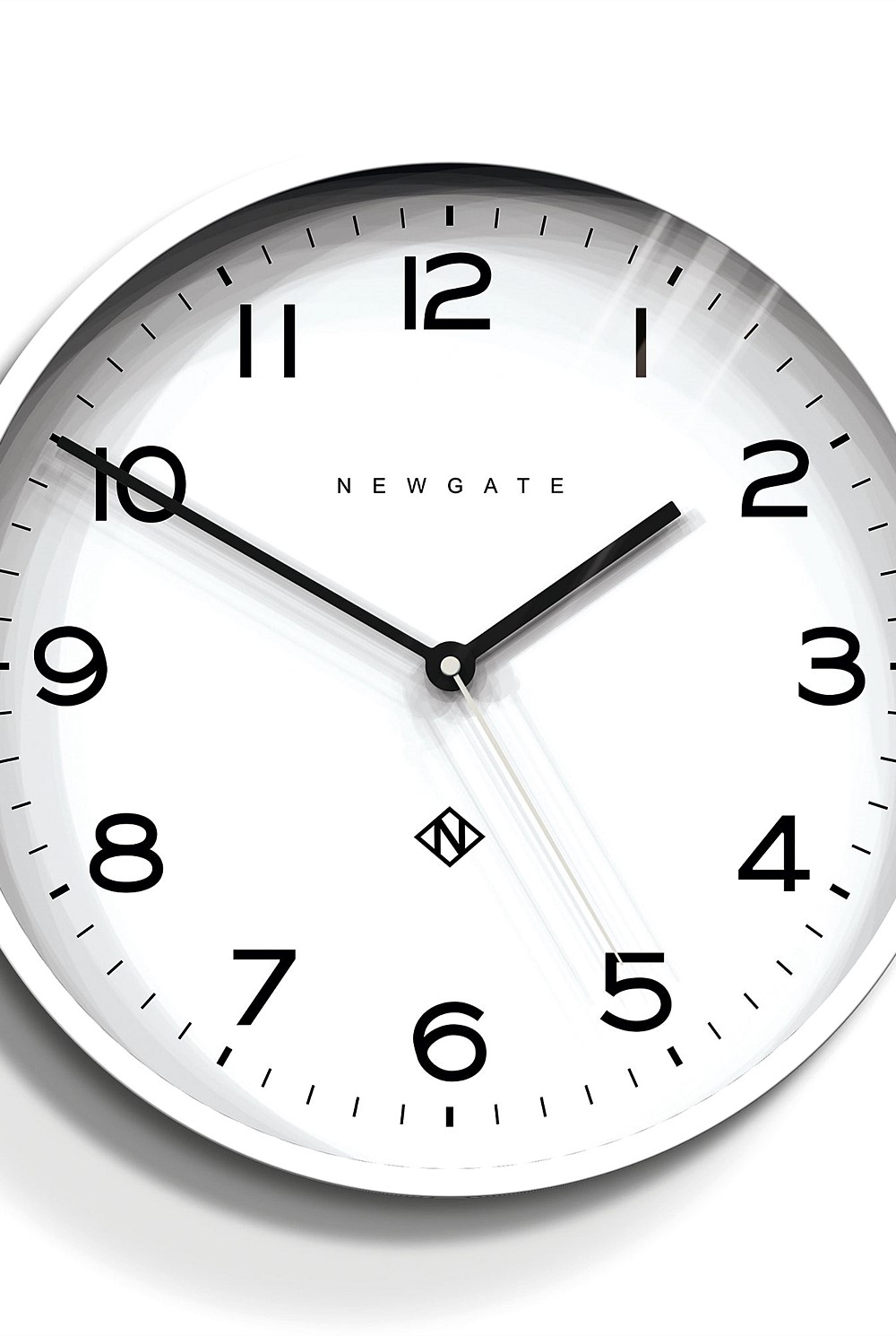 Number Three Echo Clock - Silicone White