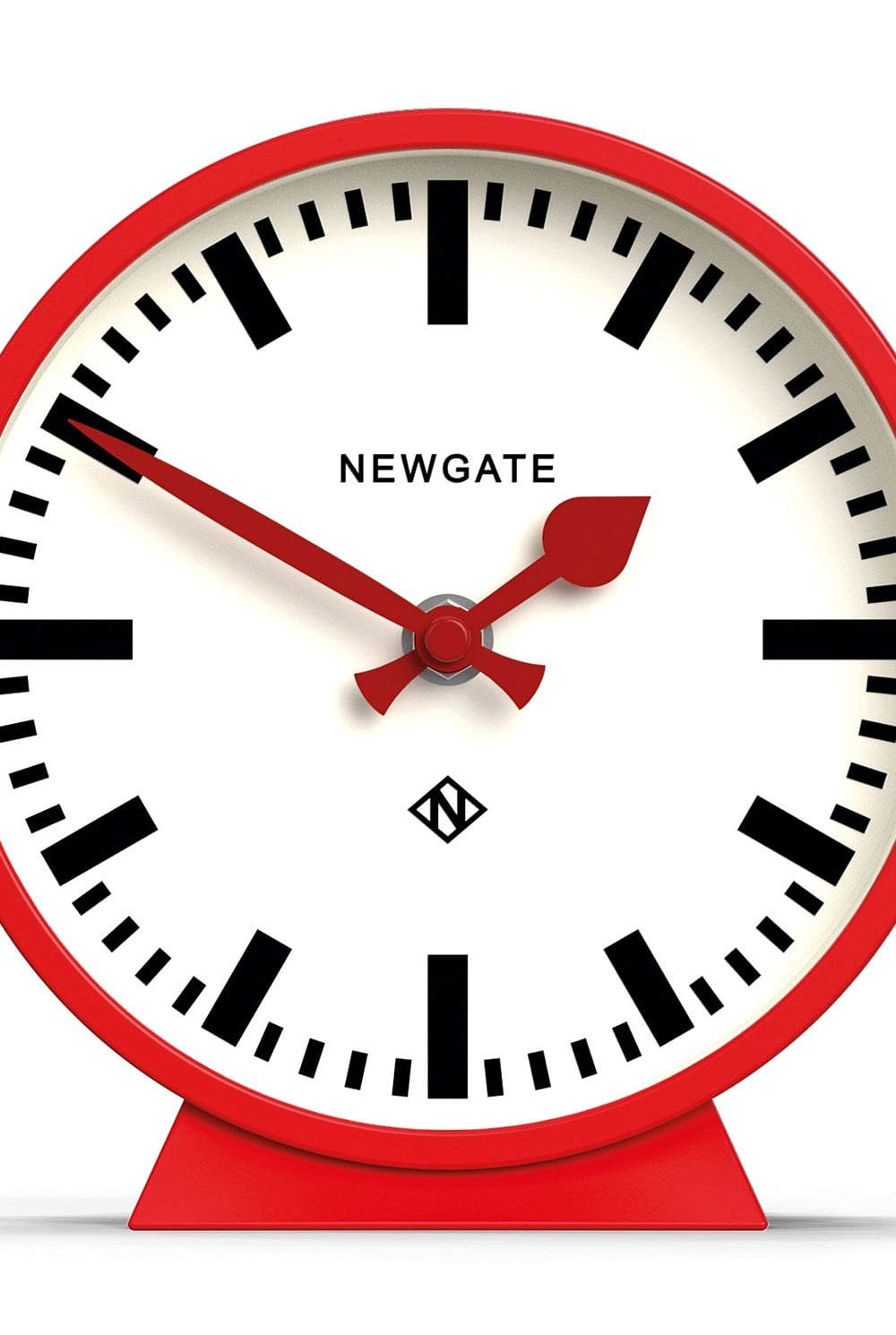 Railway Mantel Clock - Fire Engine Red
