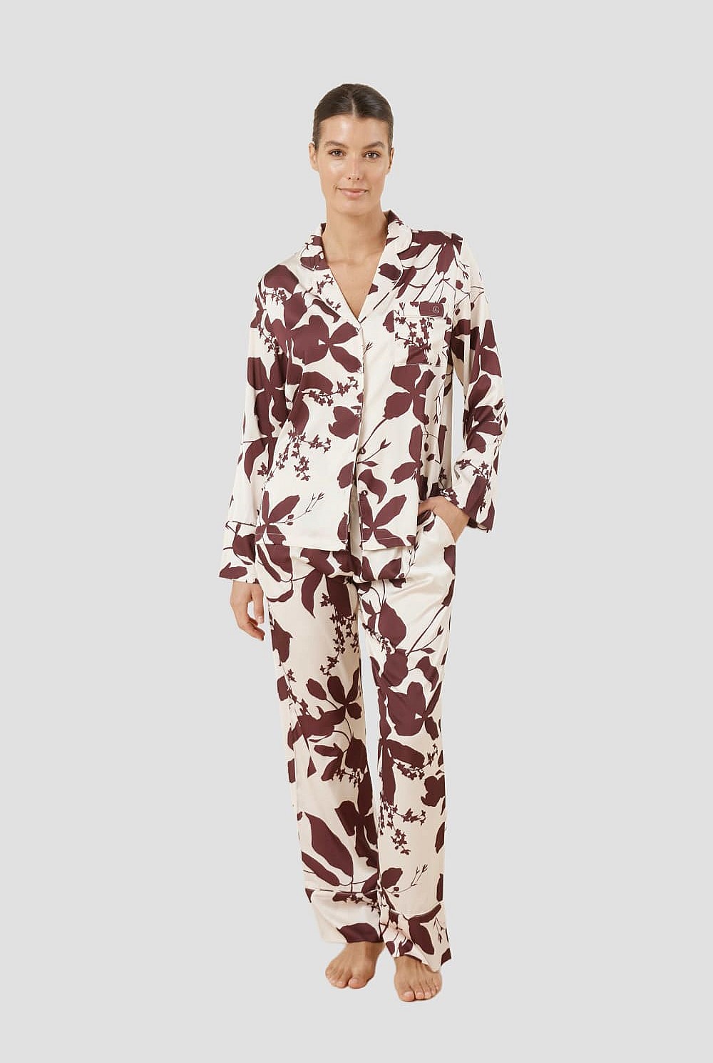 Ivy Silky Satin Pj Set