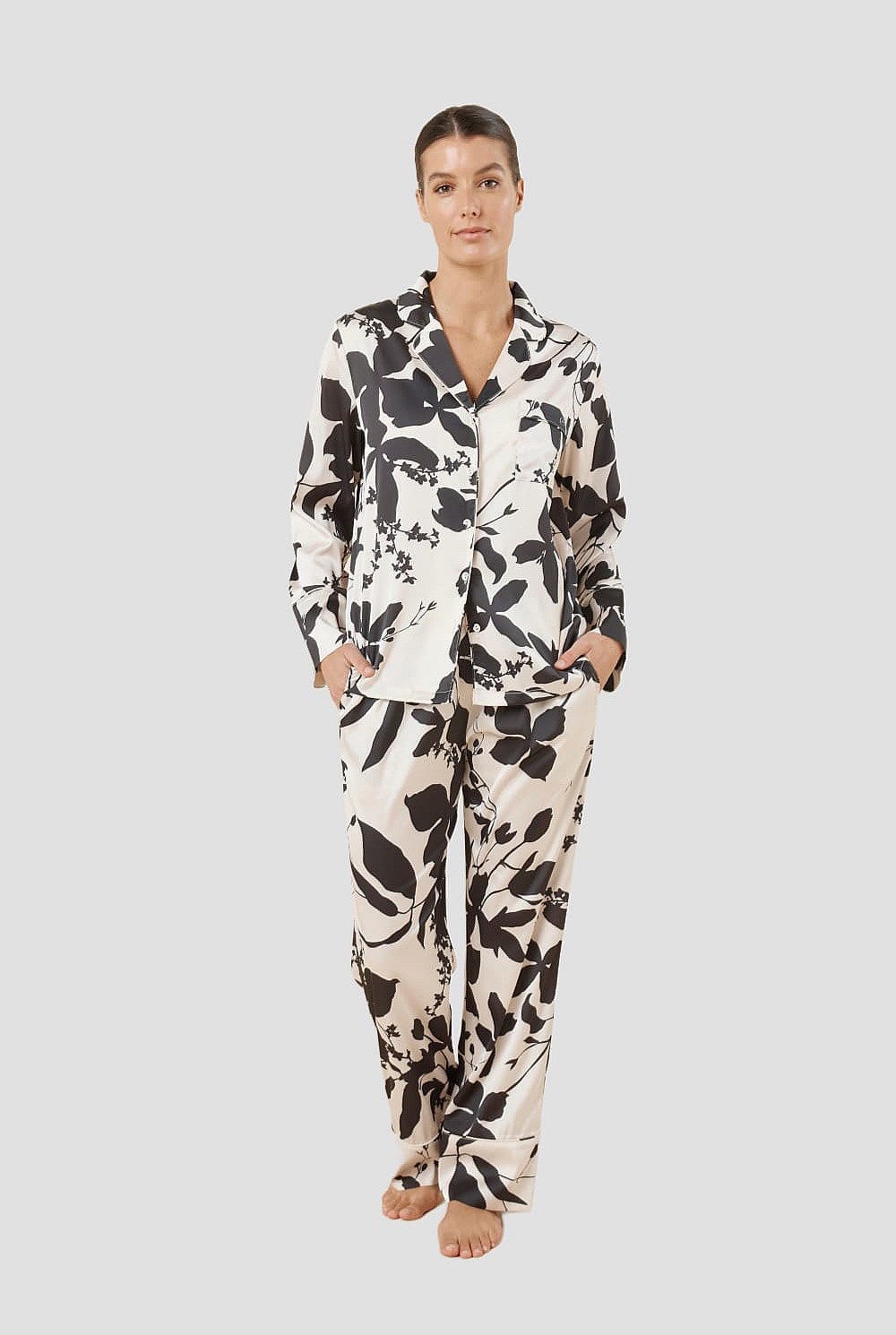 Ivy Silky Satin Pj Set