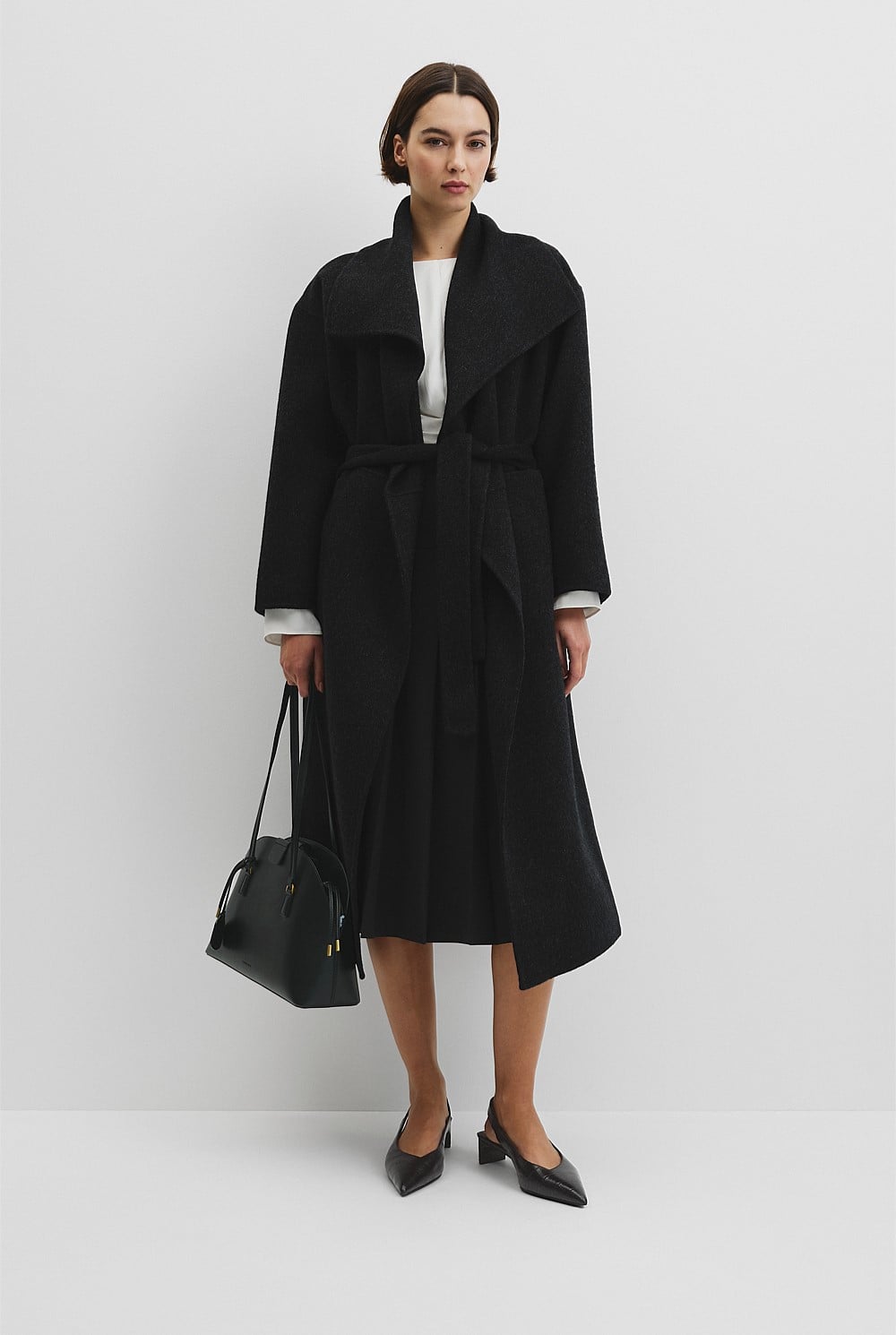 Oversized Wrap Coat