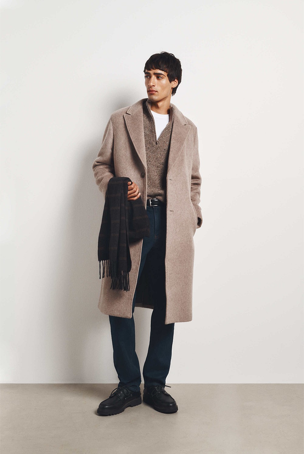 Single Breasted Tailored Overcoat