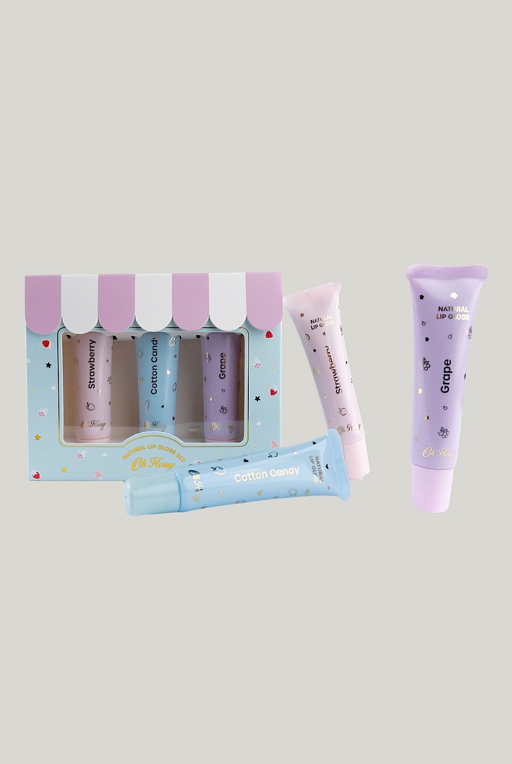 Natural Lip Gloss Set