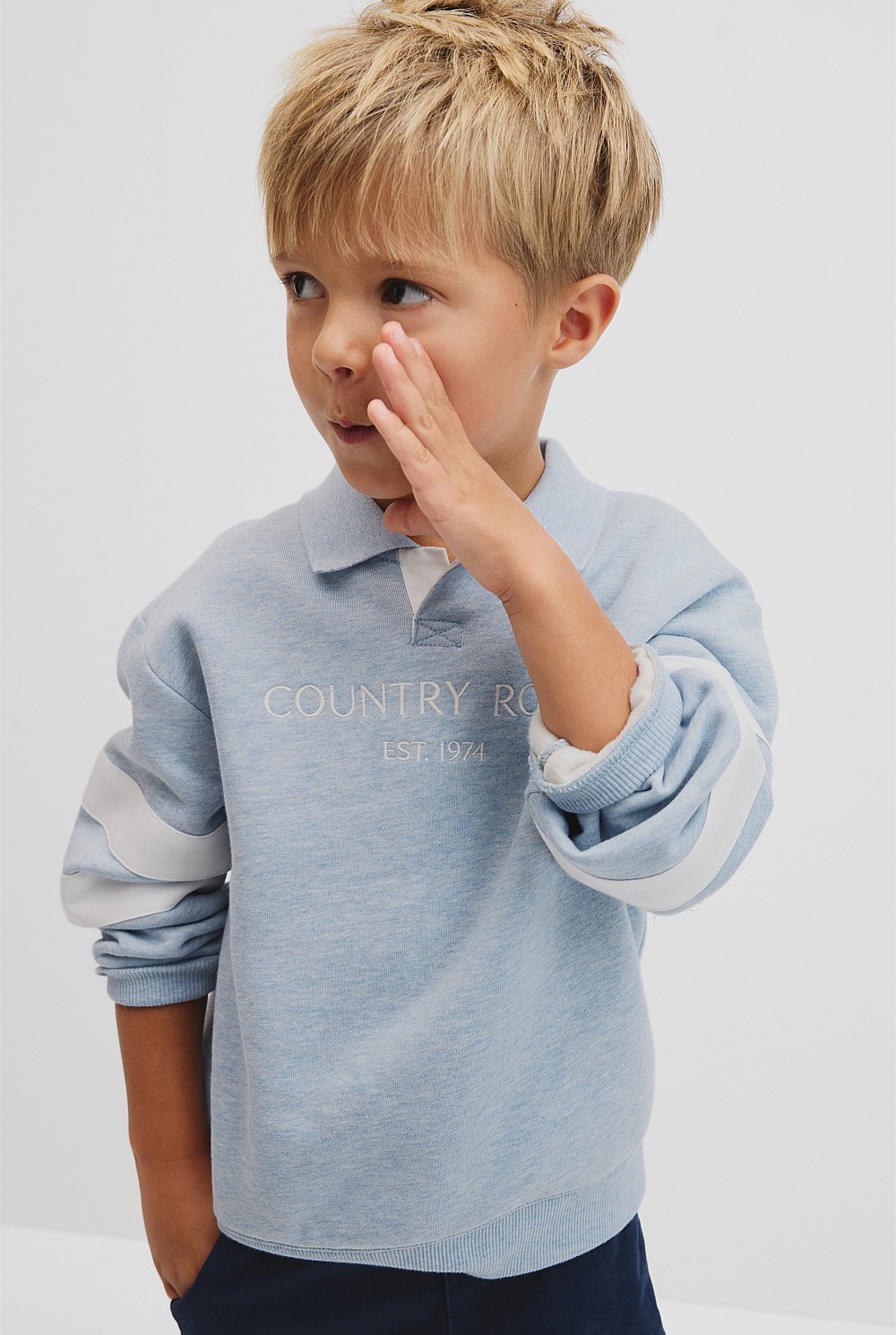 Organically Grown Cotton Collared Sweat