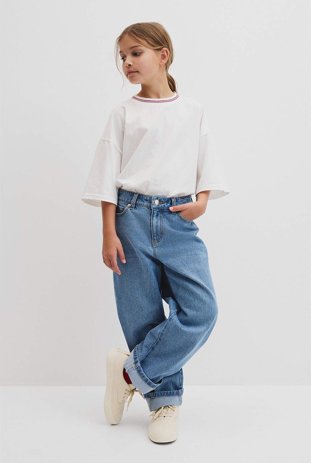 Curved Seam Jean