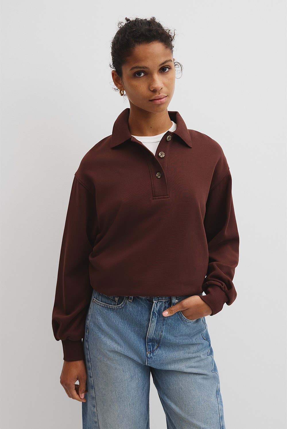 Australian Cotton Polo Sweat