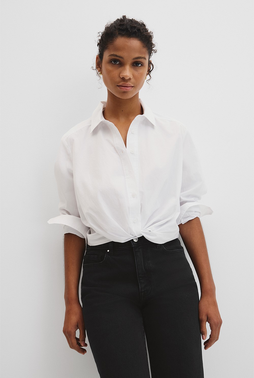 Twist Crop Shirt