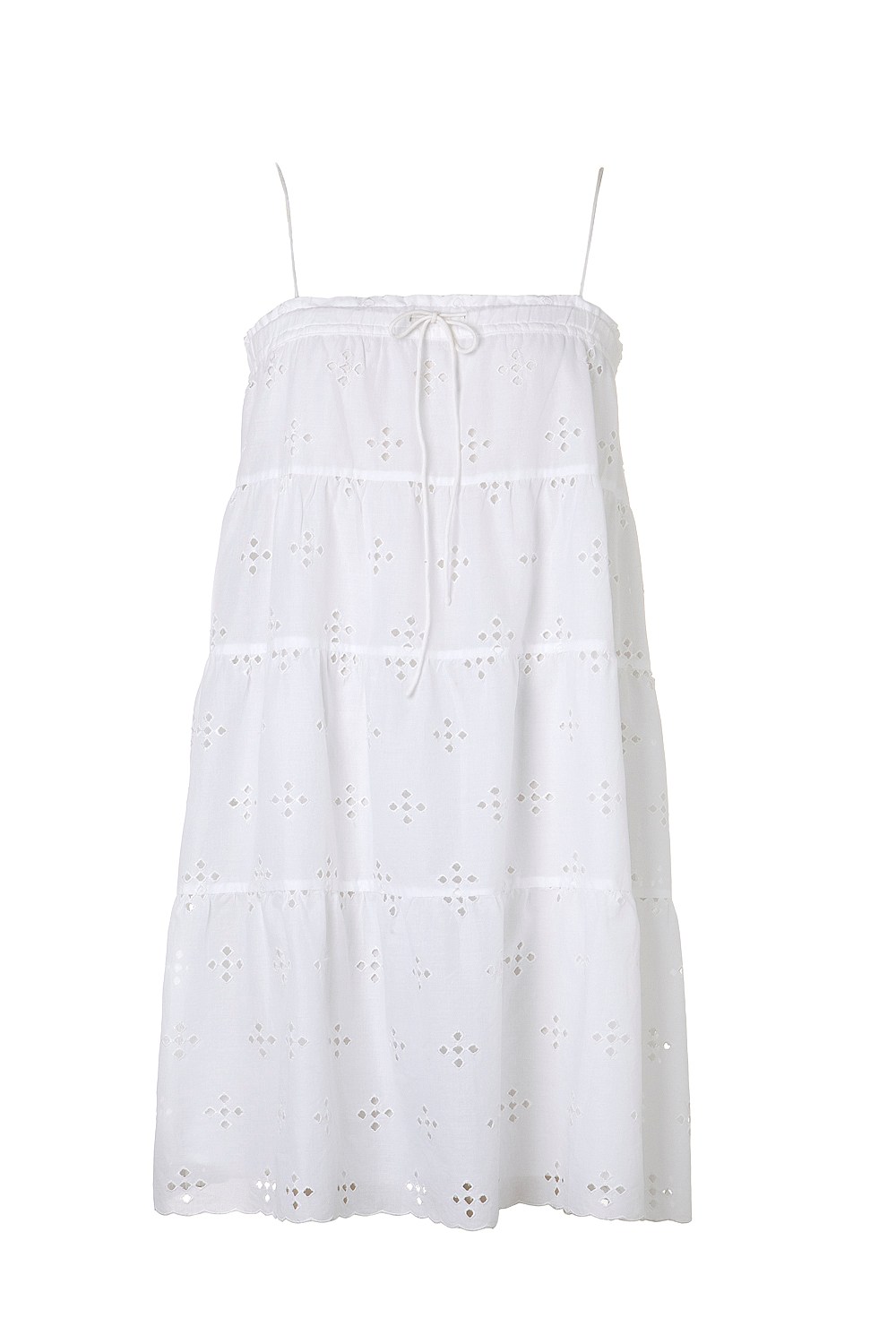 Sleeveless Broderie Nightie